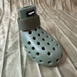 Wagwear Olive Protective Dog Boot with Secure Strap